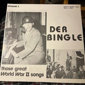 Der Bingle Those Great World War II Songs LP Bing Crosby (Unplayed/Sealed)